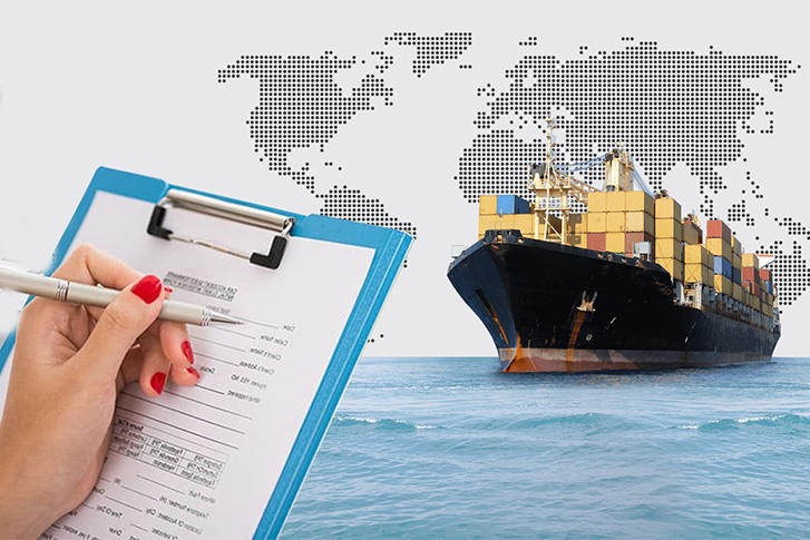 Documentation process for shipping cargo to india